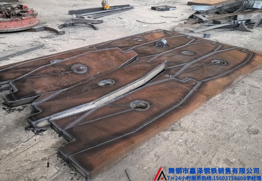 舞钢钢板异形件激光切割下料数控切割下料2642110